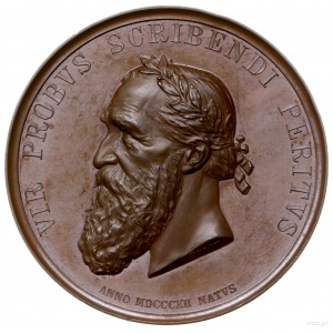 Józef Ignacy Kraszewski - medal autorstwa Fryderyka Wil...