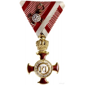 Złoty krzyż zasługi z koroną dla cywili -Zivil-Verdiens...