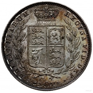 1/2 korony 1850; S. 3888; pięknie zachowane, patyna