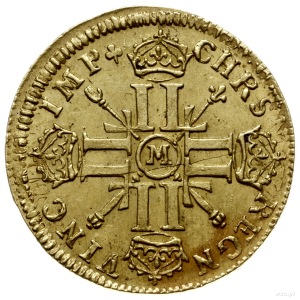 louis d’or aux 8L et aux insignes 1701 M, Tuluza; Droul...