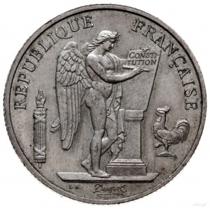 próbne 10 franków, bez daty (1929); Aw: Geniusz stojący...