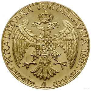4 dukaty 1931, odmiana bez kontrmarki; Fr. 4; złoto 13....