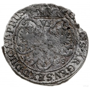 6 groszy 1658, Królewiec; Neumann 11.119, v. Schr. 1741...