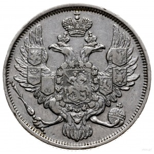 3 ruble 1844 СПБ, Petersburg; Fr. 160, Bitkin 90 (R); p...