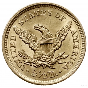 2 1/2 dolara 1856, Filadelfia; Fr. 114; złoto 4.16 g, p...