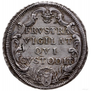 1/2 piastry 1733 (AN IV), Rzym; Berman 2618; srebro 14....