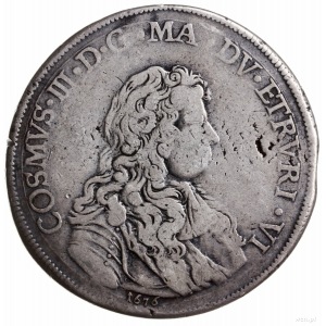 piastra 1676, Florencja; Dav. 4209, CNI 6; srebro 30.13...