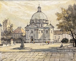 Romuald KLAYBOR (1928-2008), Rynek Nowego Miasta