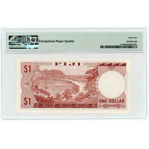 Fiji 1 Dollar 1974 (ND) PMG 65 EPQ