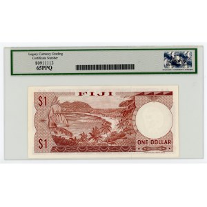 Fiji 1 Dollar 1974 (ND) LCG 65 PPQ Replacement