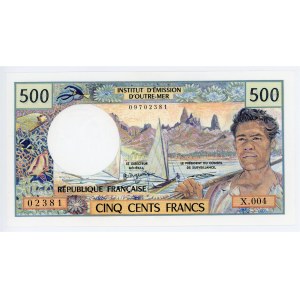 French Pacific Territories 500 Francs 1992