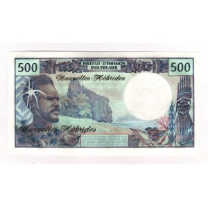 New Hebrides 500 Francs 1979 (ND)