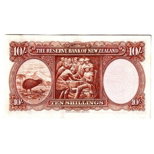 New Zealand 10 Shillings 1960 - 1967 (ND)