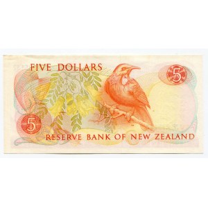 New Zealand 5 Dollars 1989 - 1992