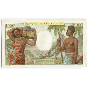 Tahiti 1000 Francs 1940 - 1957 (ND)