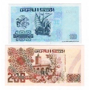Algeria 100 - 200 Dinars 1992