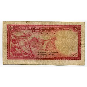 Belgian Congo 50 Francs 1957
