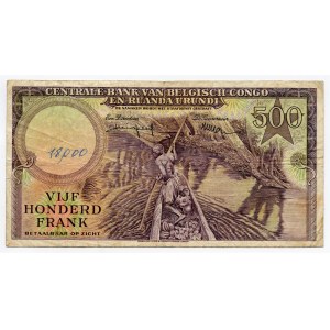 Belgian Congo 500 Francs 1957 - 1959