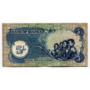 Biafra 5 Shillings 1968 - 1969 (ND)