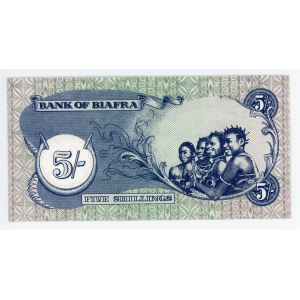 Biafra 5 Shillings 1968 - 1969 (ND)