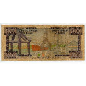 Burundi 5000 Francs 1989