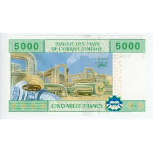 Central African States Cameroon 5000 Francs 2002 U