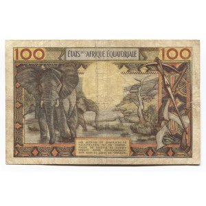 Equatorial African States Chad 100 Francs 1963 (ND) A