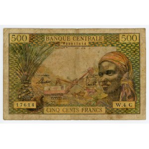 Equatorial African States Congo 500 Francs 1963 (ND) C