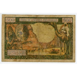 Equatorial African States Congo 500 Francs 1963 (ND) C