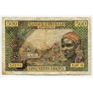 Equatorial African States Gabon 500 Francs 1963 (ND) D