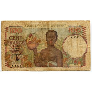 French West Africa 100 Francs 1946
