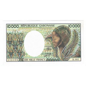 Gabon Tsiranana 10000 Francs 1991 (ND)