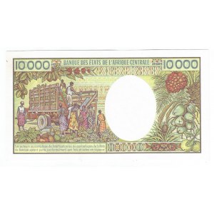 Gabon Tsiranana 10000 Francs 1991 (ND)