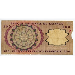 Katanga 500 Francs 1962