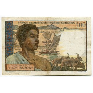 Madagascar 100 Francs / 20 Ariary 1961 (ND)