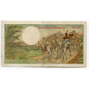 Madagascar 1000 Francs / 200 Ariary 1964 - 1970 (ND)