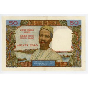 Madagascar 50 Francs / 10 Ariary 1970 - 1973 (ND)