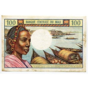Mali 100 Francs 1972 - 1973 (ND) Running Numbers