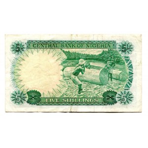 Nigeria 5 Shillings 1968 (ND)