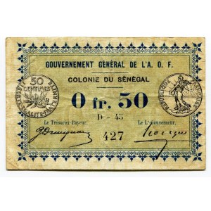 Senegal 0.50 Franc 1917