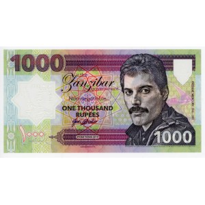 Zanzibar 1000 Rupees 2019 Specimen Freddie Mercury
