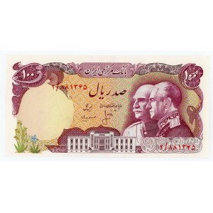Iran 100 Rials 1976 (ND)