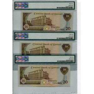 Kuwait 20 Dinars 1968 (ND) (1986-1991) PMG 64 & 64