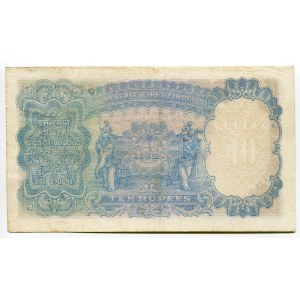 India 10 Rupees 1937