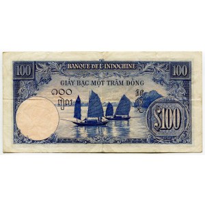 Indochina 100 Piastres 1946