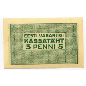 Estonia 5 Penni 1919 (ND)