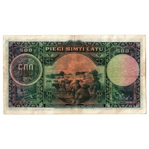 Latvia 500 Latu 1929