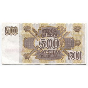 Latvia 500 Rublu 1992