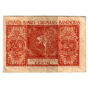 Lithuania 20 Centu 1922