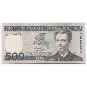Lithuania 500 Litu 1991